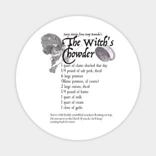 The Witch's Chowder Recipe Magnet